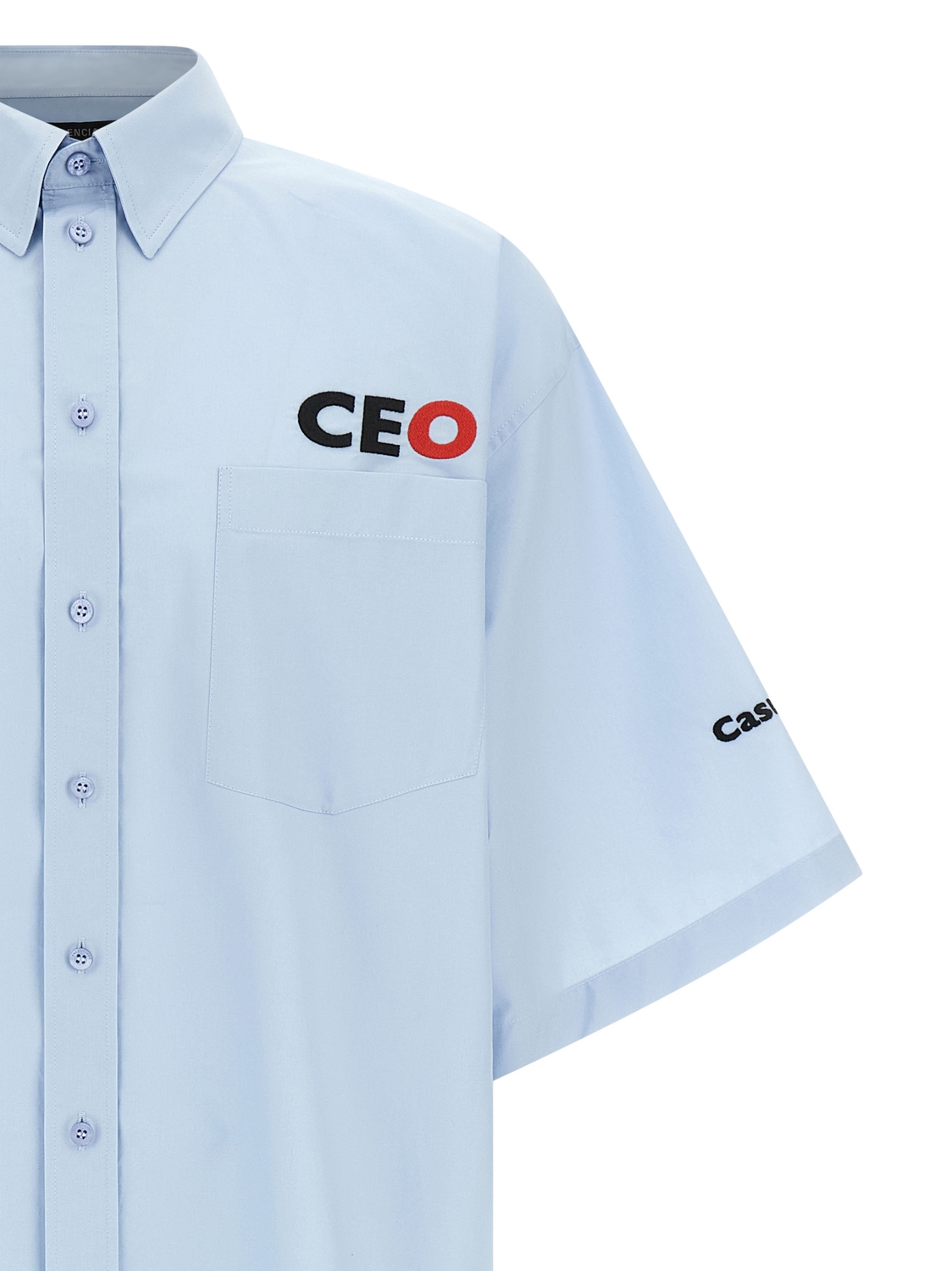 Рубашка «CEO Uniform Logo» BALENCIAGA, светло-голубой — фото 3