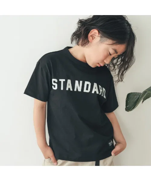 Детская футболка ZERO standerd с логотипом чёрная