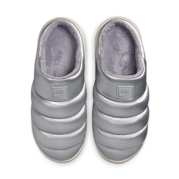 Тапочки burrow se 'metallic silver light orewood' Nike, серебряный — фото 4