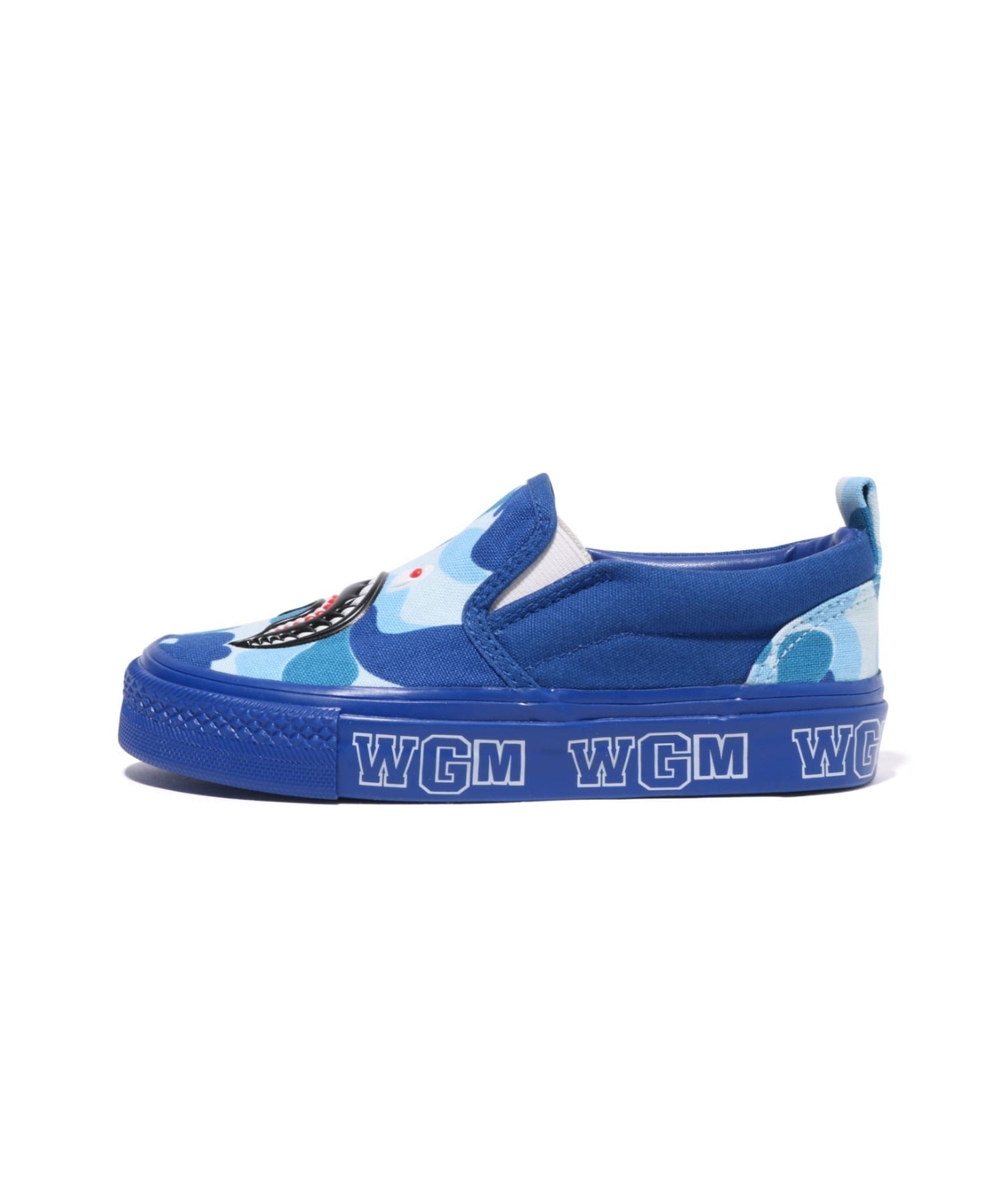 Нашивка ABC Camo Shark, слипоны A BATHING APE, BLUE — фото 3