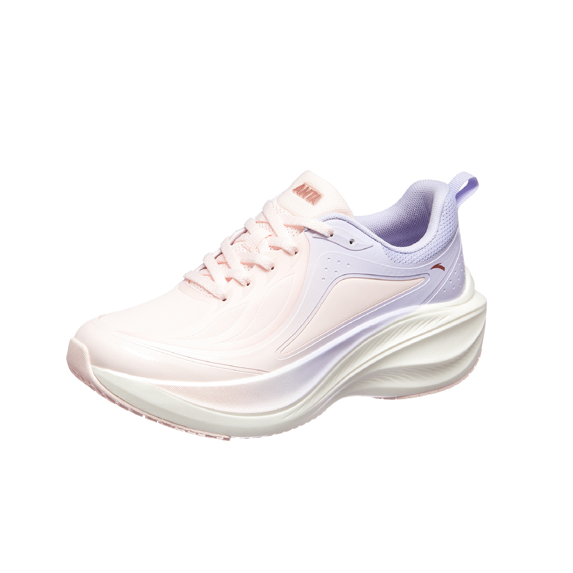 

Женские кроссовки Casual Running Shoes низкие Leaf 1.0 Cushioning, Wear Resistant ANTA, розовый/светло-фиолетовый