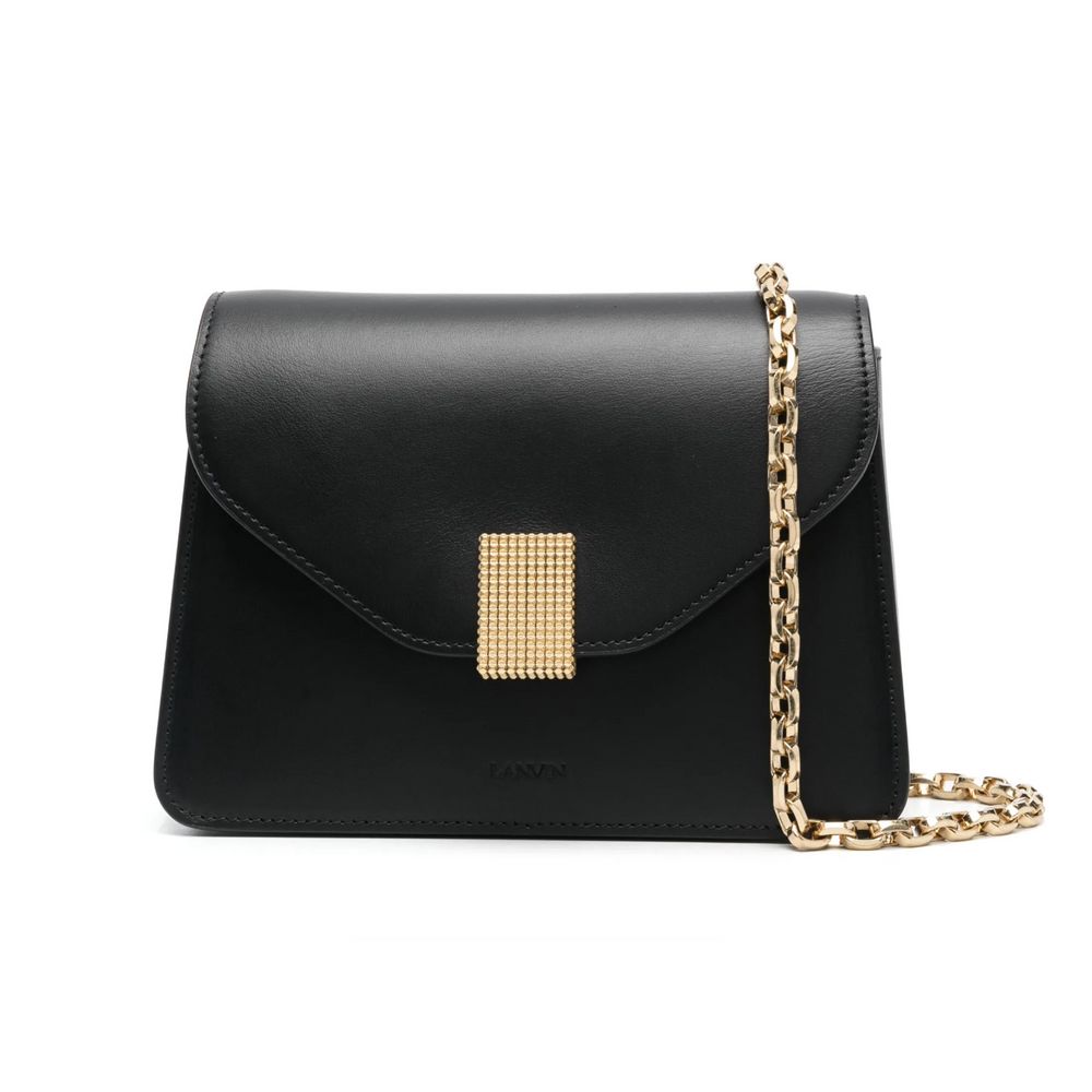 

Сумка Lanvin из кожи, черный