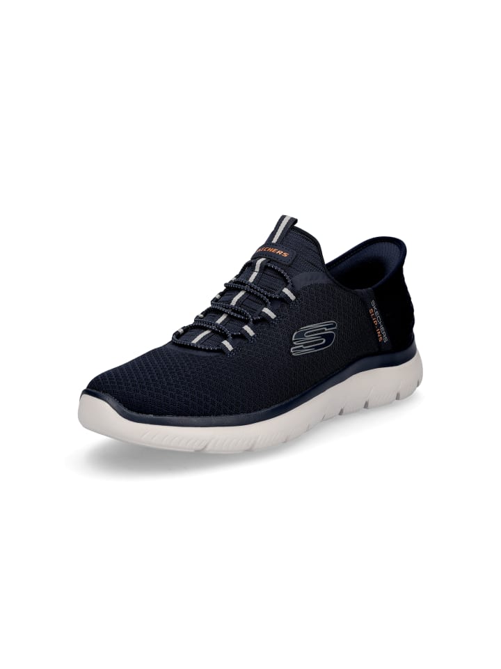 

Кроссовки на шнуровке Skechers, темно-синий