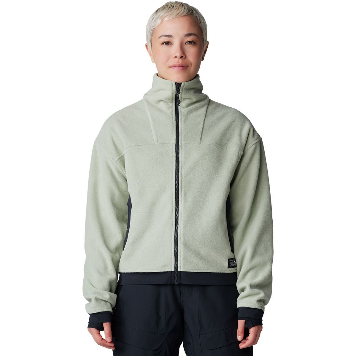 

Пуховая флисовая куртка на молнии Mountain Hardwear, белый