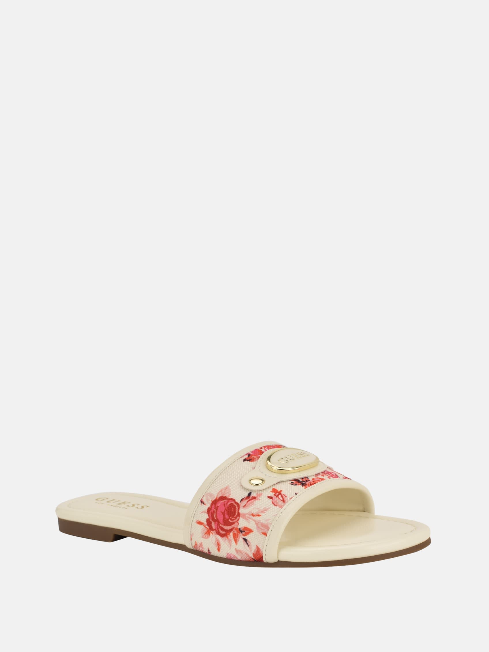 Сандалии Lyndons Logo Slide Guess Factory, Floral Print