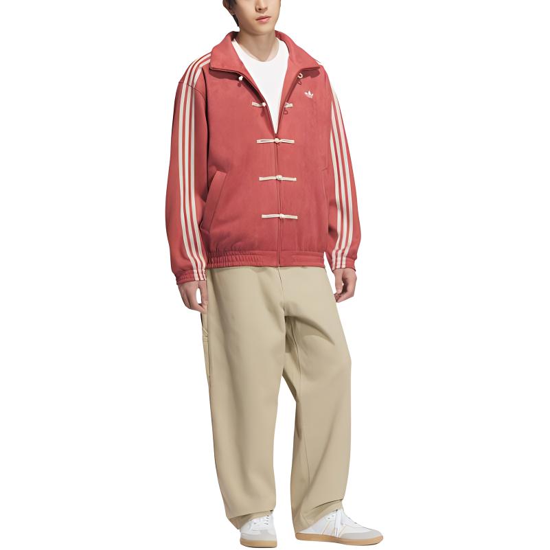 Adidas Originals Куртка CTT унисекс мягкого красного цвета, Soft Red — фото 4