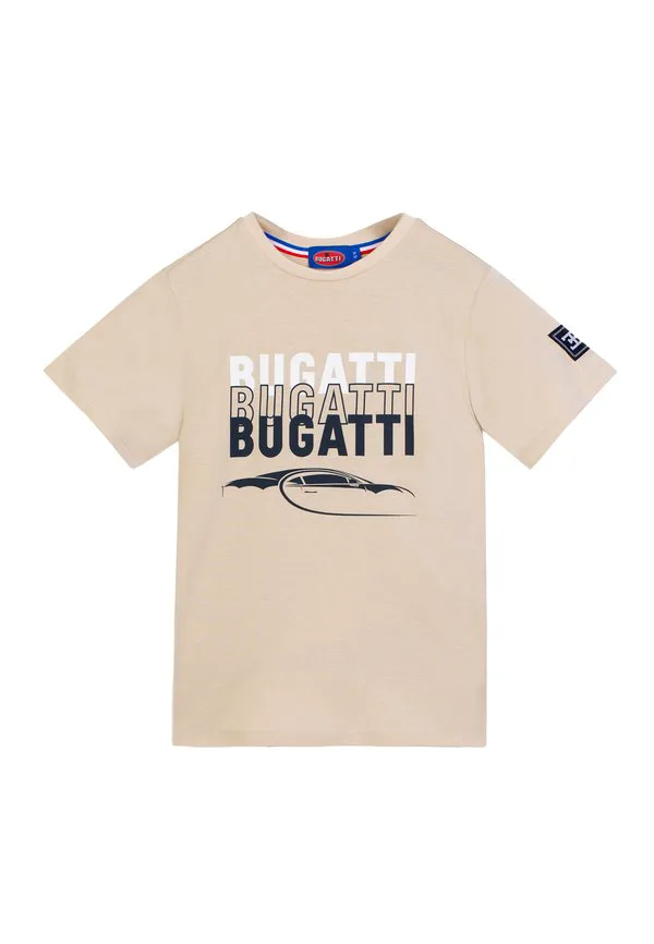 Футболка с принтом Bugatti, Oatmeal