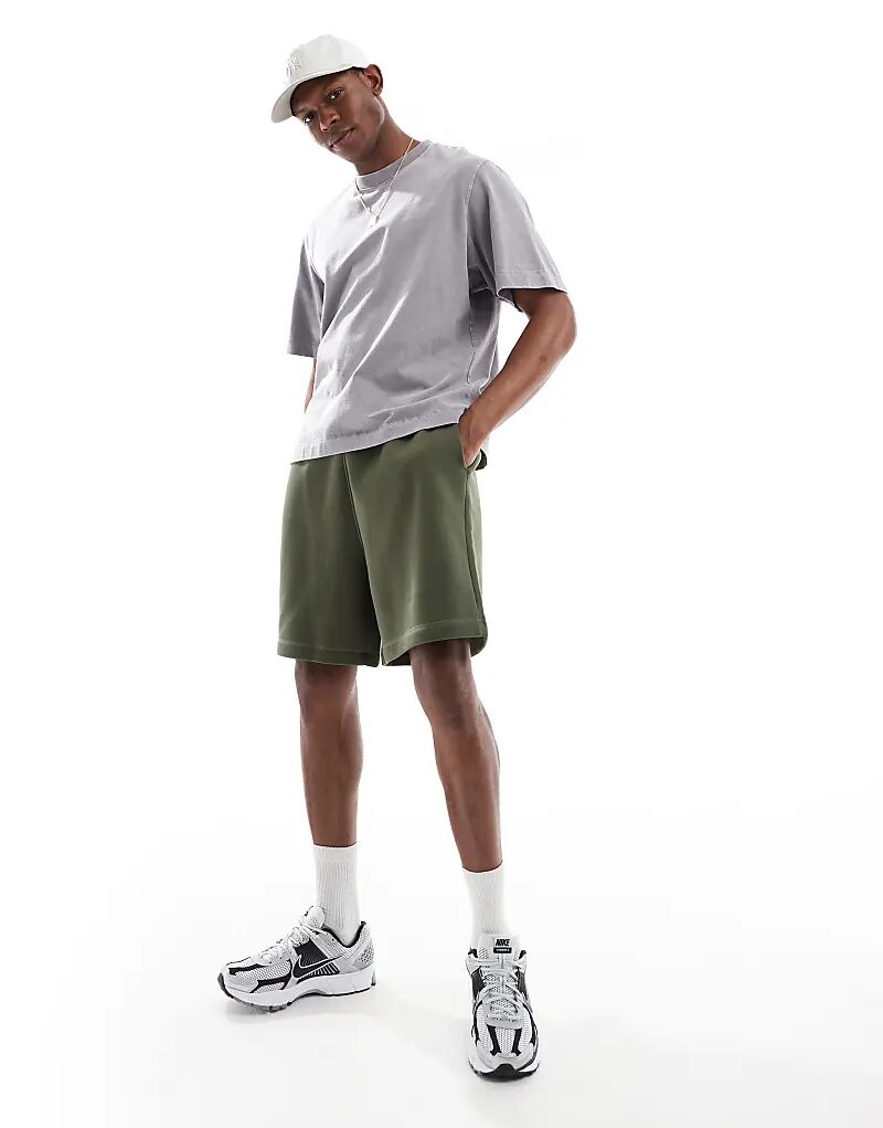 

Свободные шорты средней длины ASOS DESIGN темно-зеленого цвета