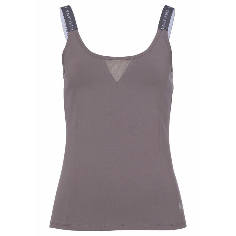 

Женский спортивный топ Lascana Active, серый
