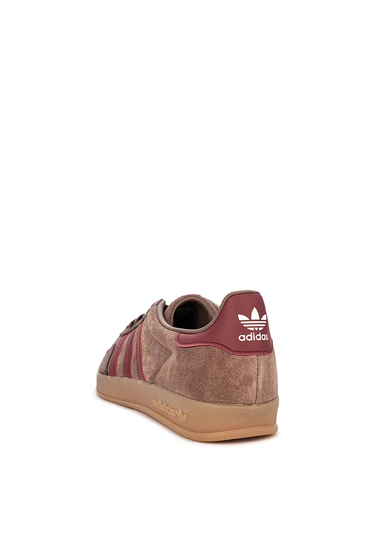 Кроссовки мужские, Gazelle Indoor, Adidas, красный/темно-коричневый — фото 3