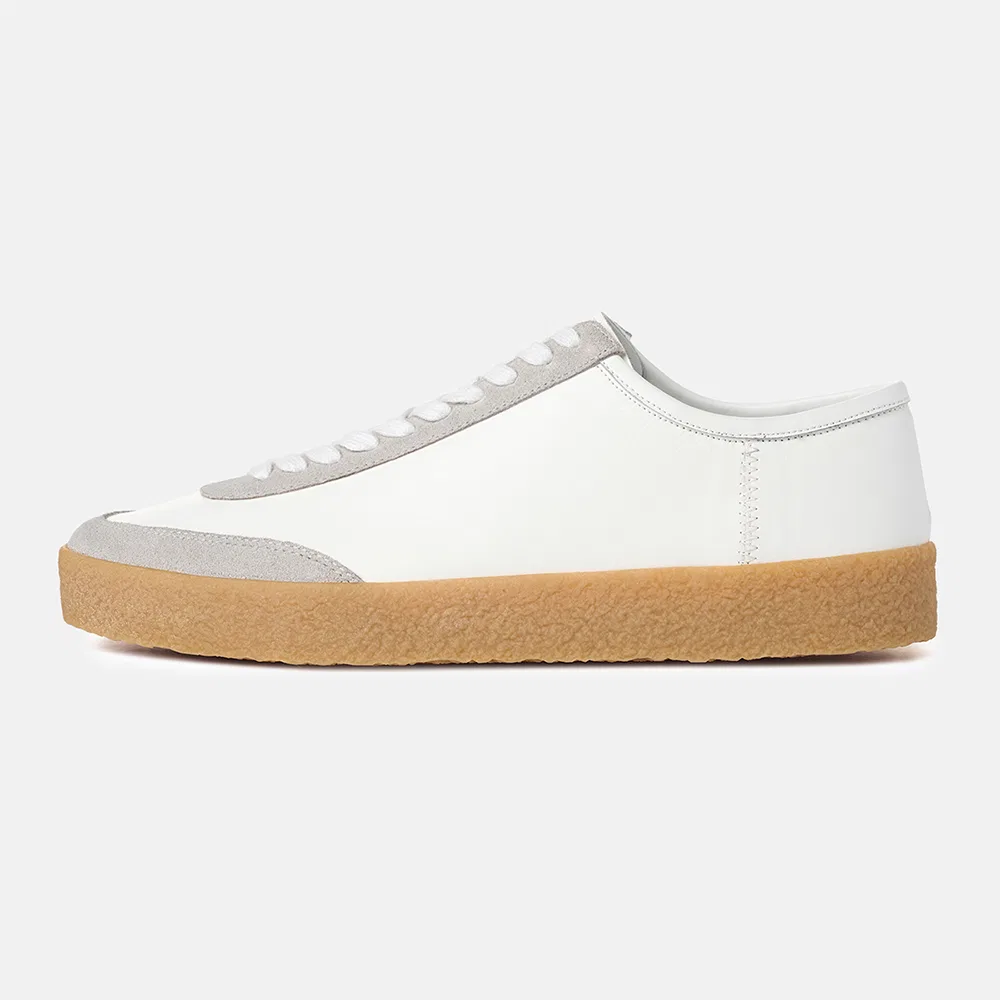 Мужские сникеры Milan Court из коровьей кожи белые от Customade — фото 3