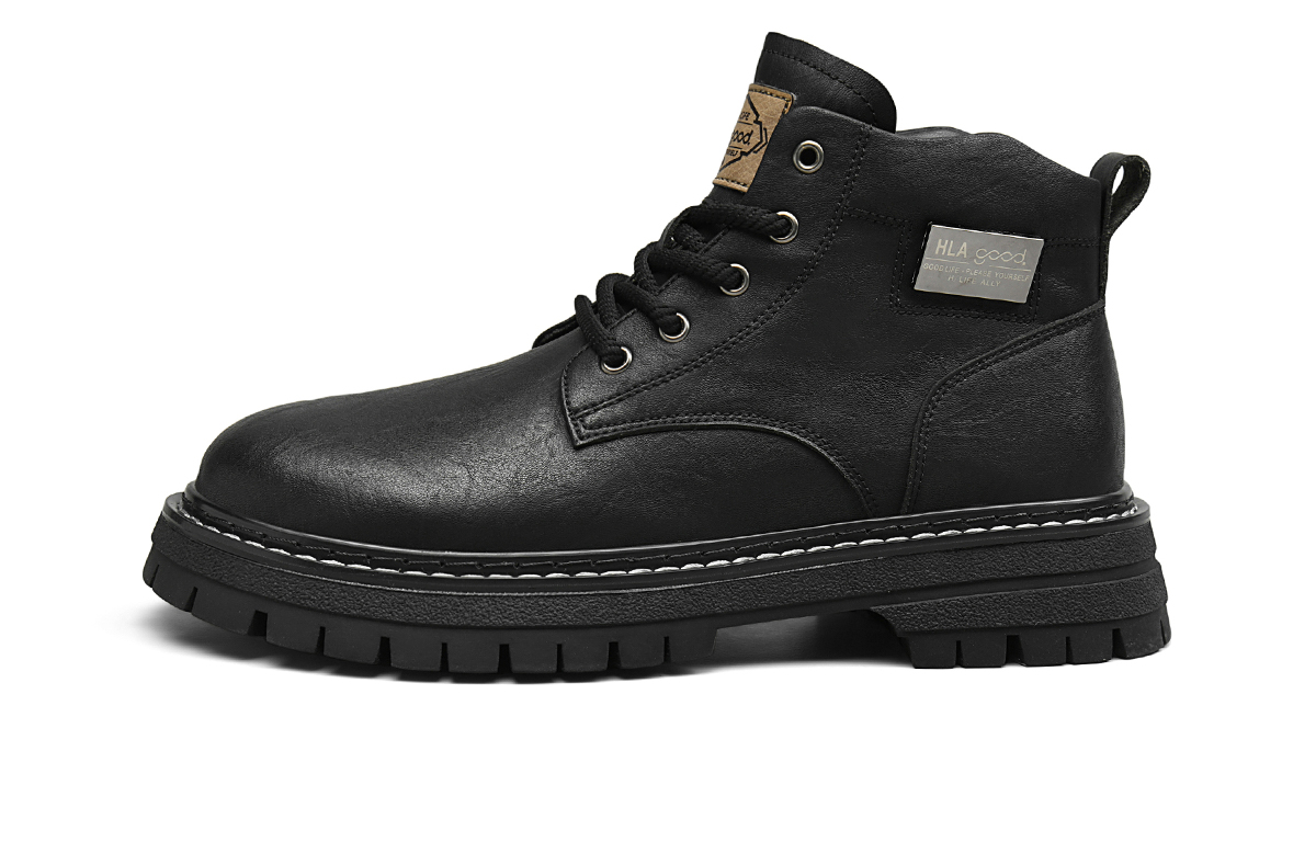 

HLA Ботинки Martin мужские, коричневые, черные