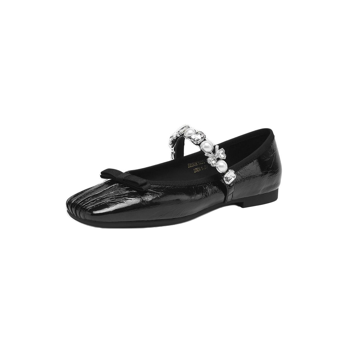 Туфли Мэри Джейн на плоской подошве женские Bebe, Black