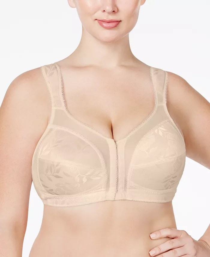 

18-часовой безпроволочный бюстгальтер с передней застежкой Ultimate Shoulder Comfort 4695, только онлайн Playtex, коричневый/бежевый