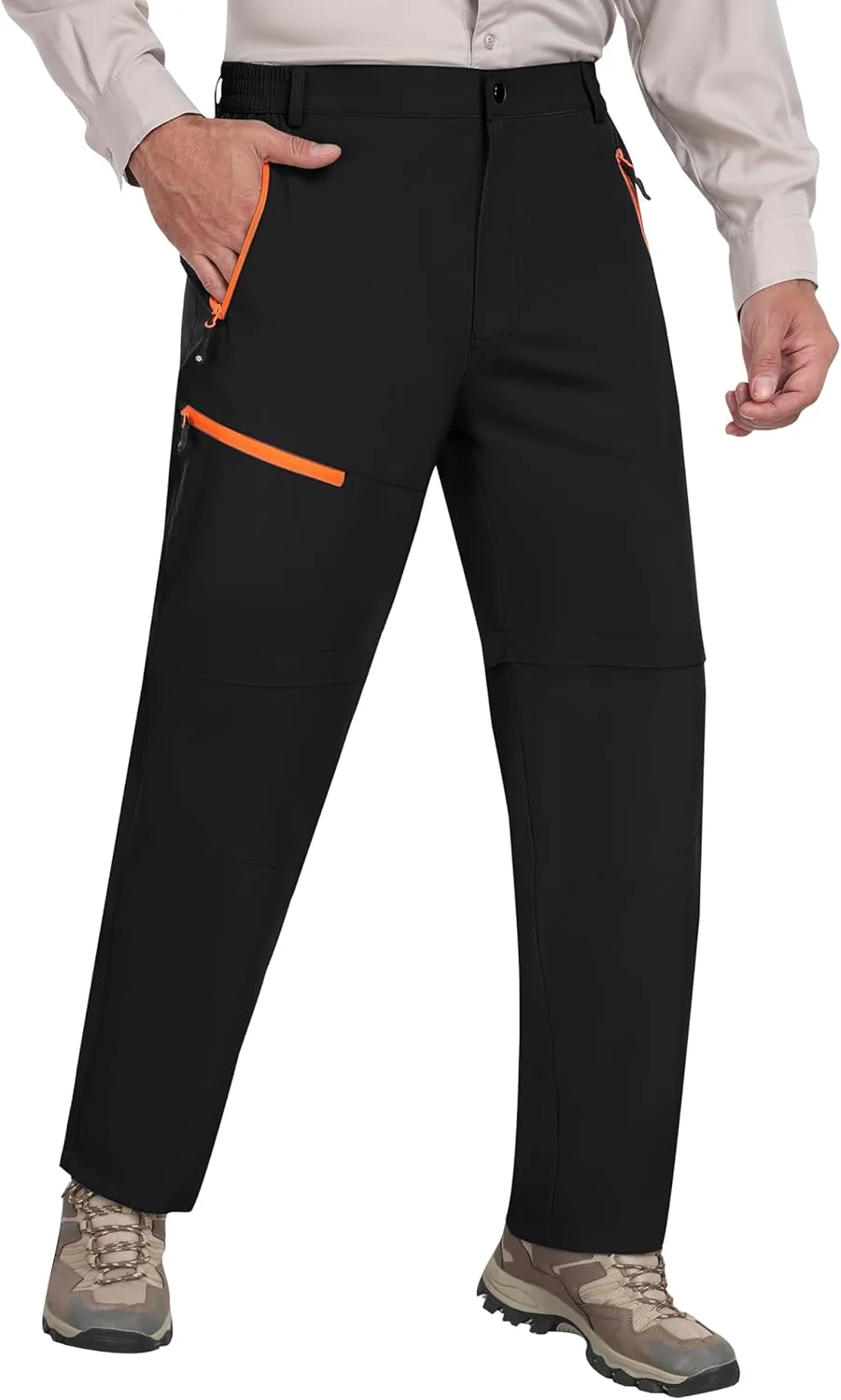 

Мужские походные штаны MoFiz с защитой от влаги, быстросохнущие, легкие, с 5 карманами на молнии