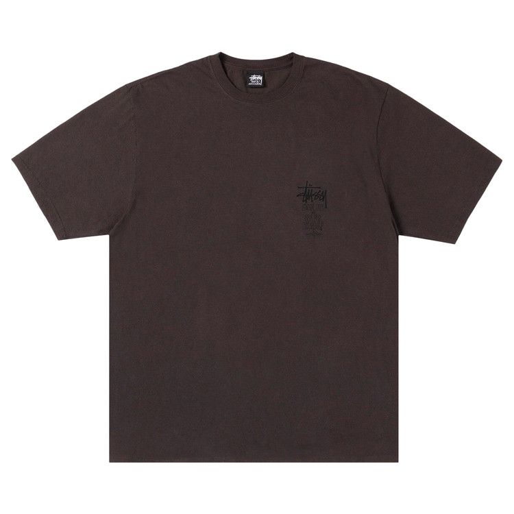 

Футболка Stussy Swim Out Tee Pigment Dyed, Faded Black