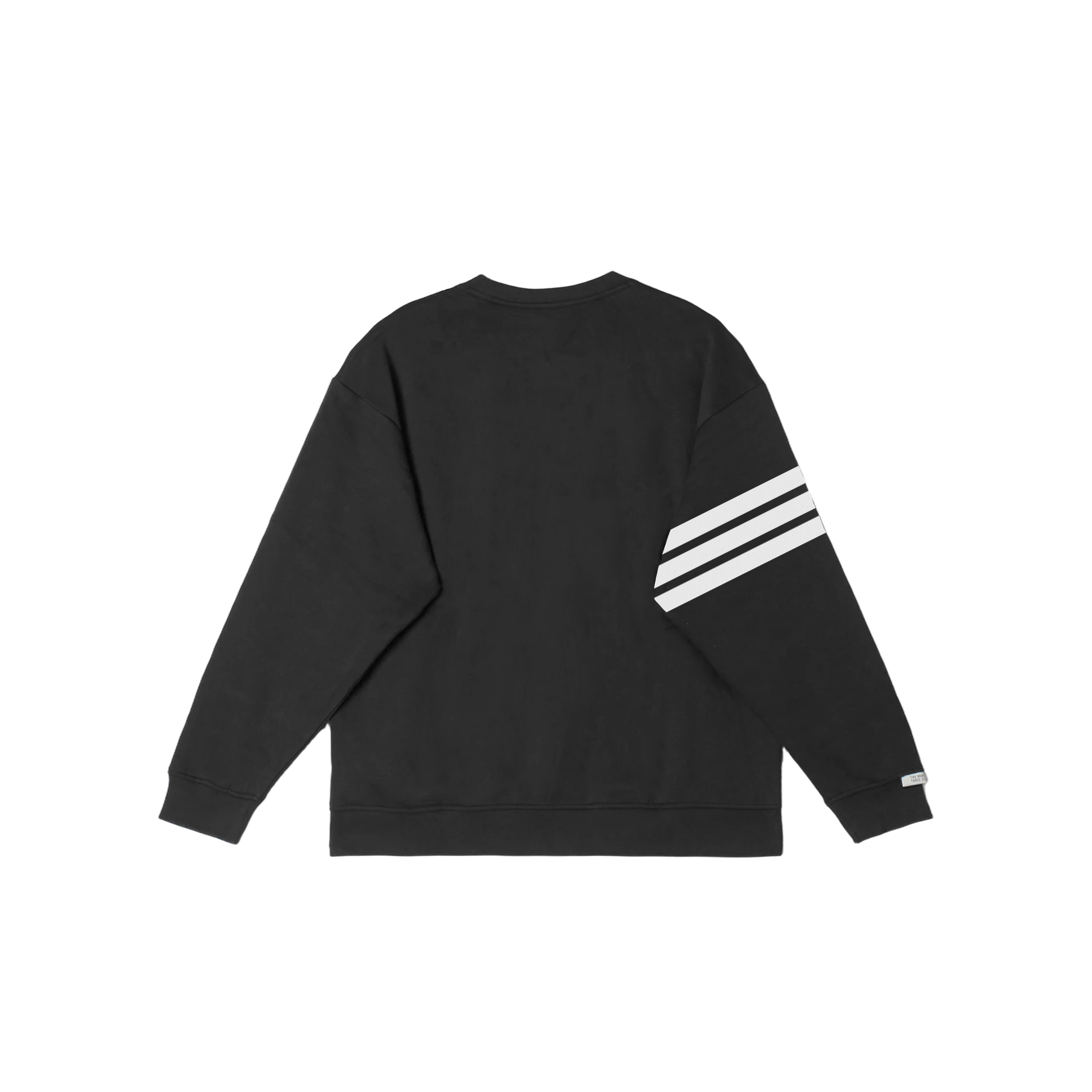 Adidas Толстовки LABEL, унисекс, черные, с круглым вырезом, средней толщины, стандартного размера — фото 4