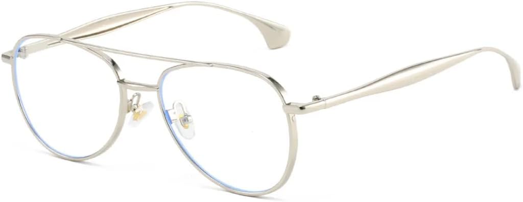 

Модные классические солнцезащитные очки для мужчин и женщин, металлические, с защитой от УФ-излучения UV400, идеально подходят для путешествий UATXTAU, Silver Transparent