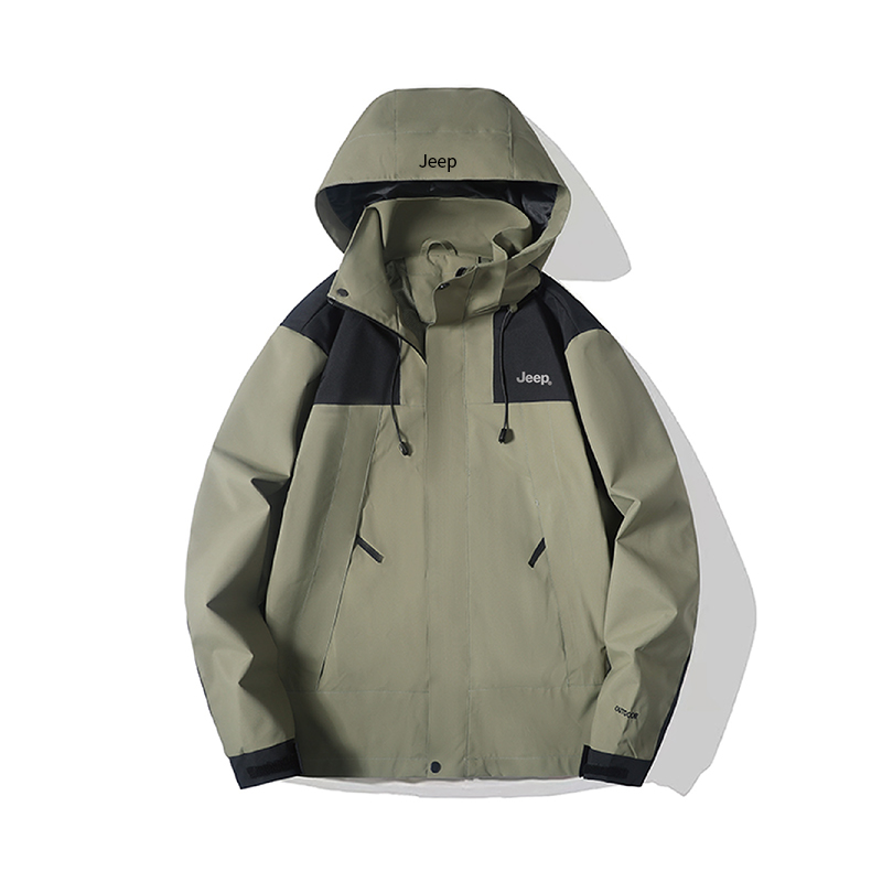 

Термостойкая водонепроницаемая ветровка Unisex Jeep, зеленый 3-in-1