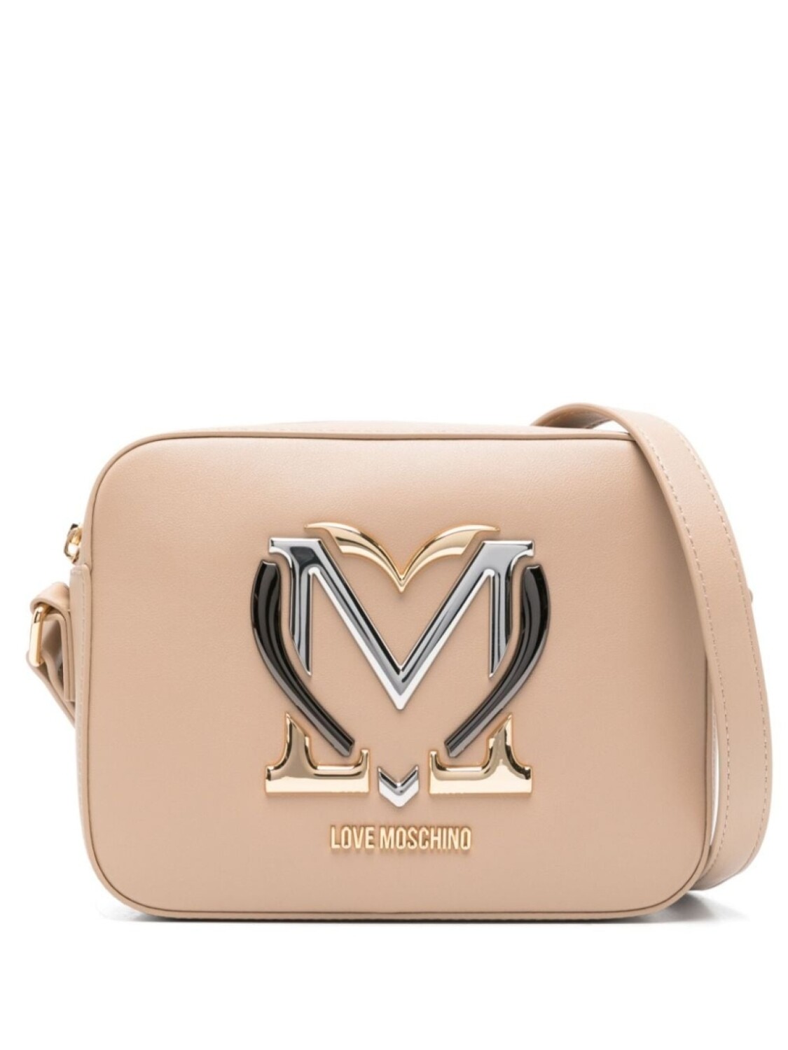 

Сумка через плечо с логотипом Love Moschino, нейтральный цвет