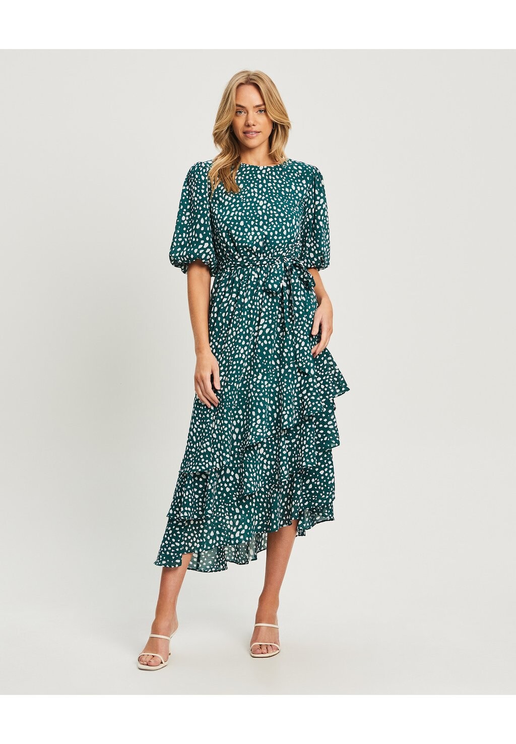 

Дневное платье KEELIE MIDI DRESS TUSSAH, цвет tanzania spot emerald