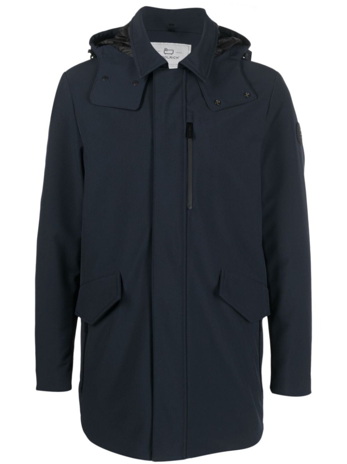 

Woolrich пуховик с капюшоном, синий