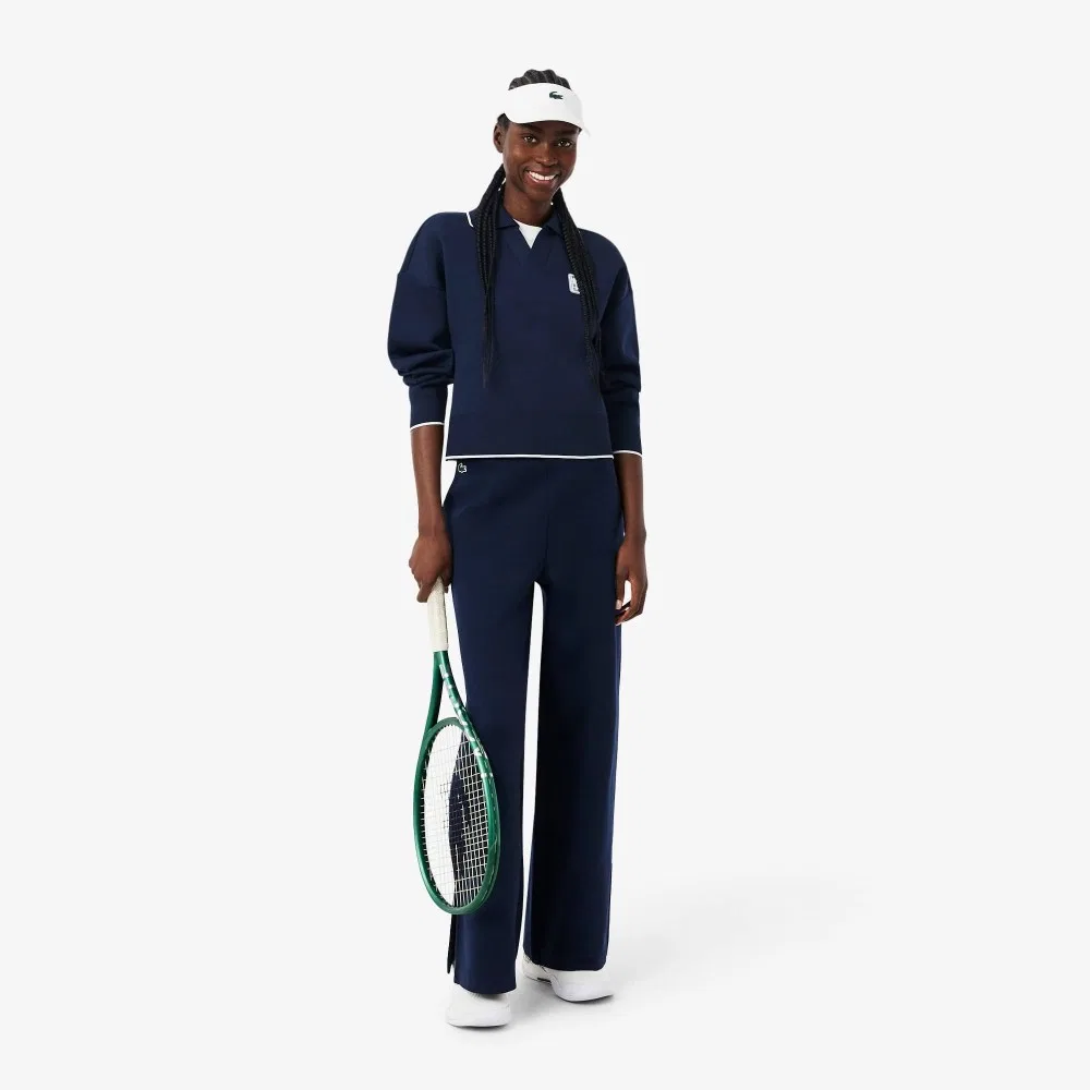 Свитшот женский Lacoste Tennis Heritage, тёмно-синий — фото 4