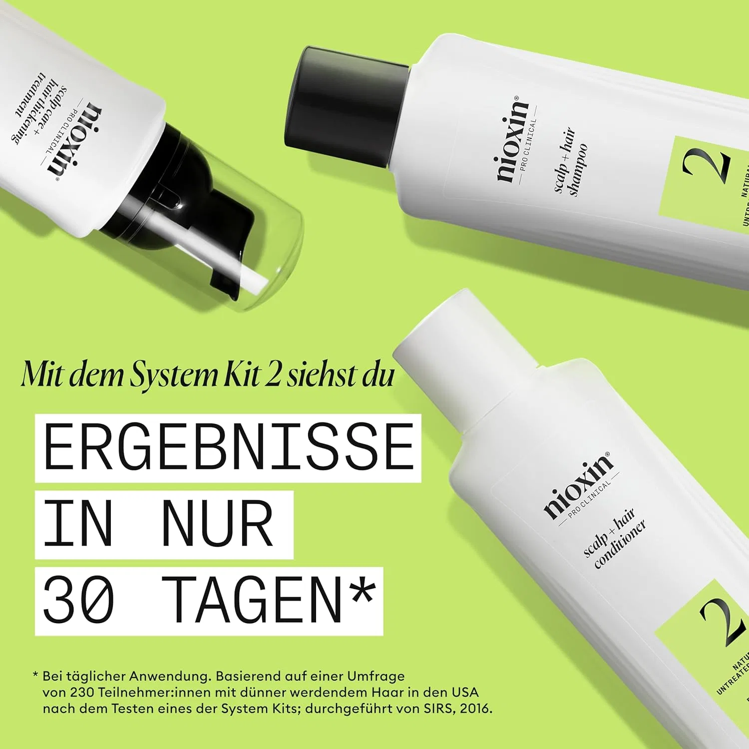 Набор для ухода за кожей головы и волосами «Scalp + Hair Kit System 2» от Nioxin Nioxin — фото 3