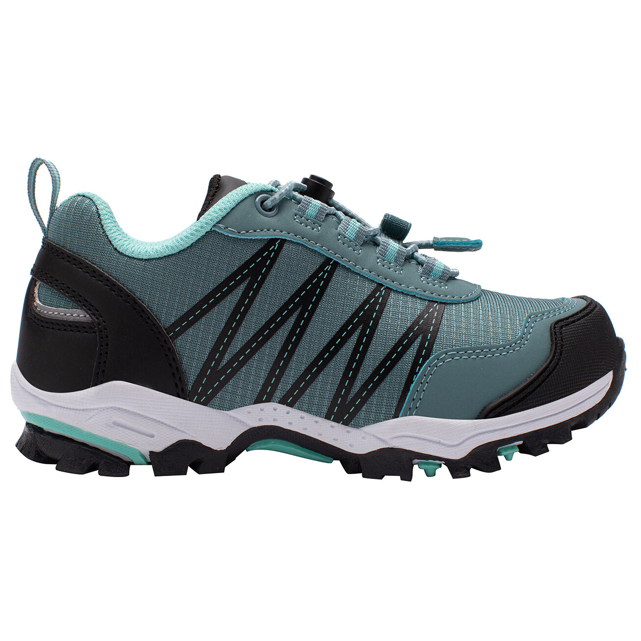 

Мультиспортивная обувь Trollkids Kids Trolltunga Hiker Low, цвет Glacier Green/Teal