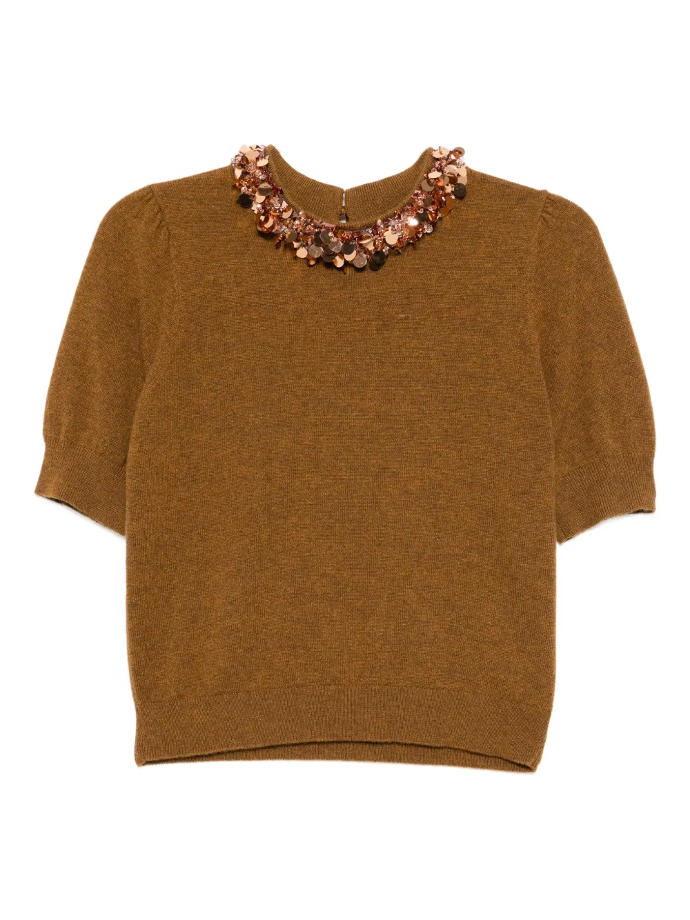 

Трикотажный топ Liv Ulla Johnson, коричневый