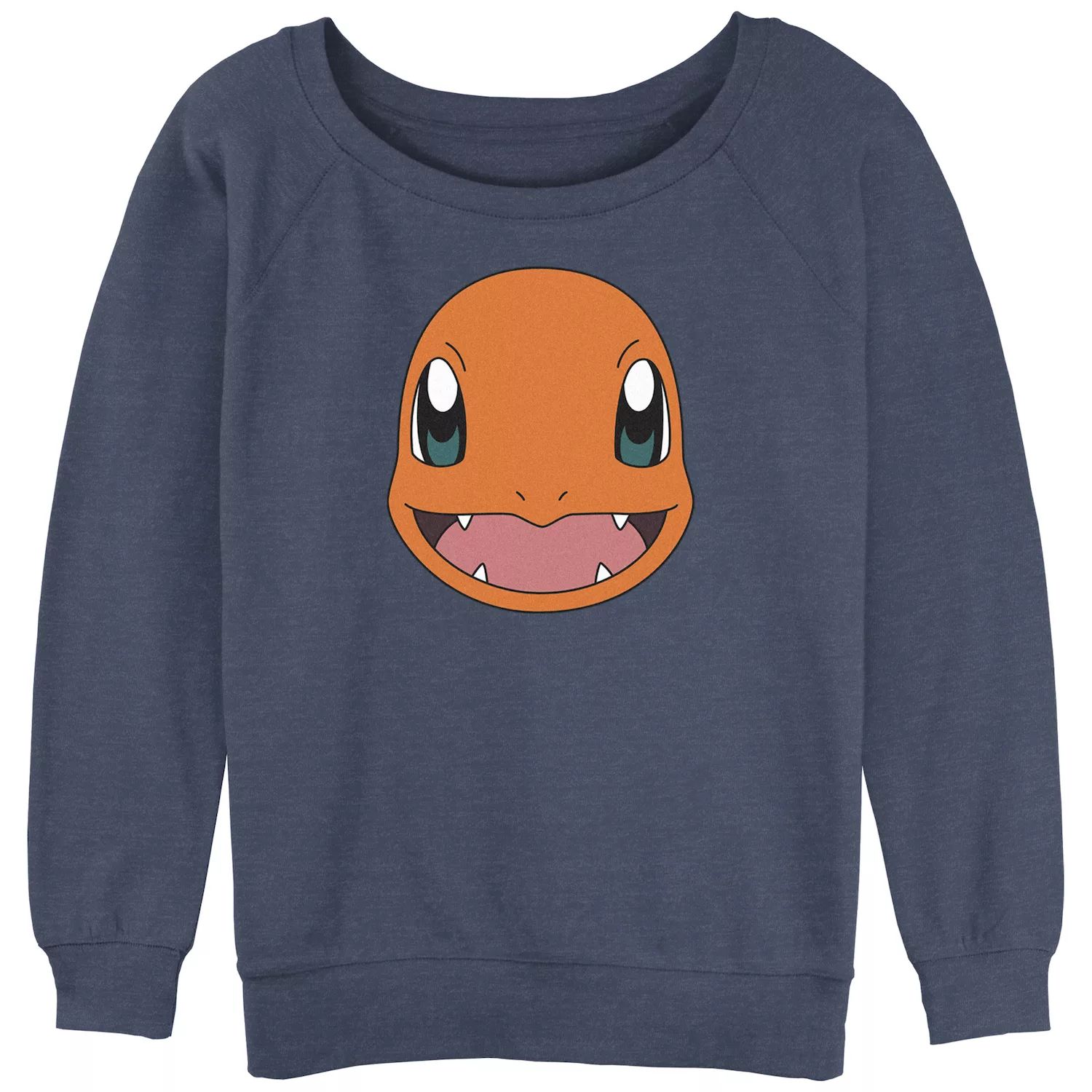 

Махровая толстовка с напуском и рисунком Pokémon Charmander для юниоров с большим лицом и рисунком Licensed Character