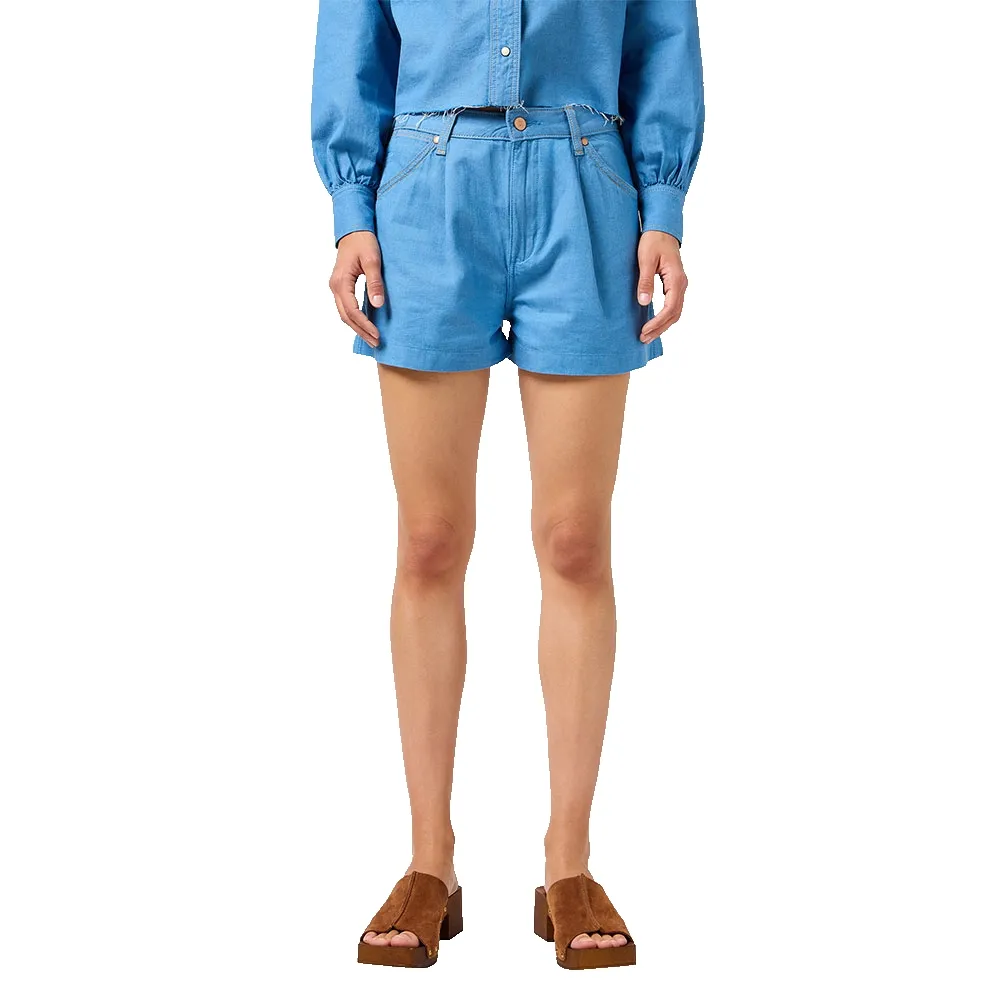 

Шорты Wrangler Pleated denim, синий