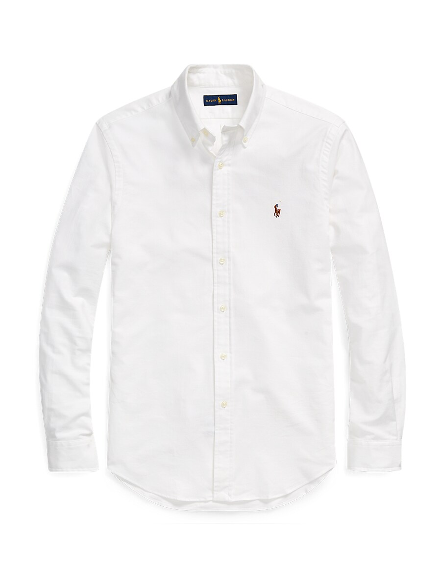 

Рубашка Slim Fit на пуговицах Polo Ralph Lauren, White