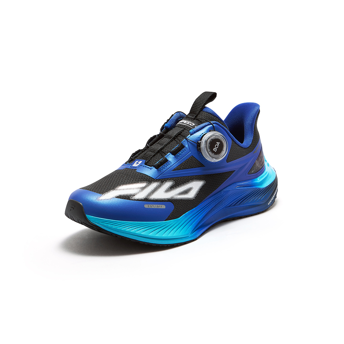 Speed 5 низкие детские беговые кроссовки unisex FILA KIDS, синий — фото 4