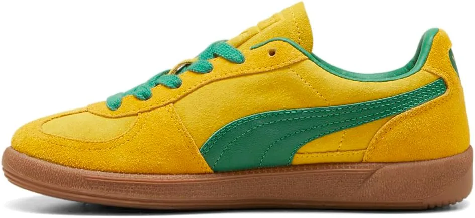 Мужские кожаные туфли Puma Palermo, желтый/зеленый — фото 2