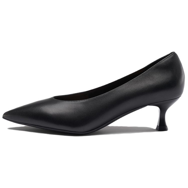 LE SAUNDA Стройные каблуки на шпильке женские Truffle Black BKK, цвет Truffle Black BKK