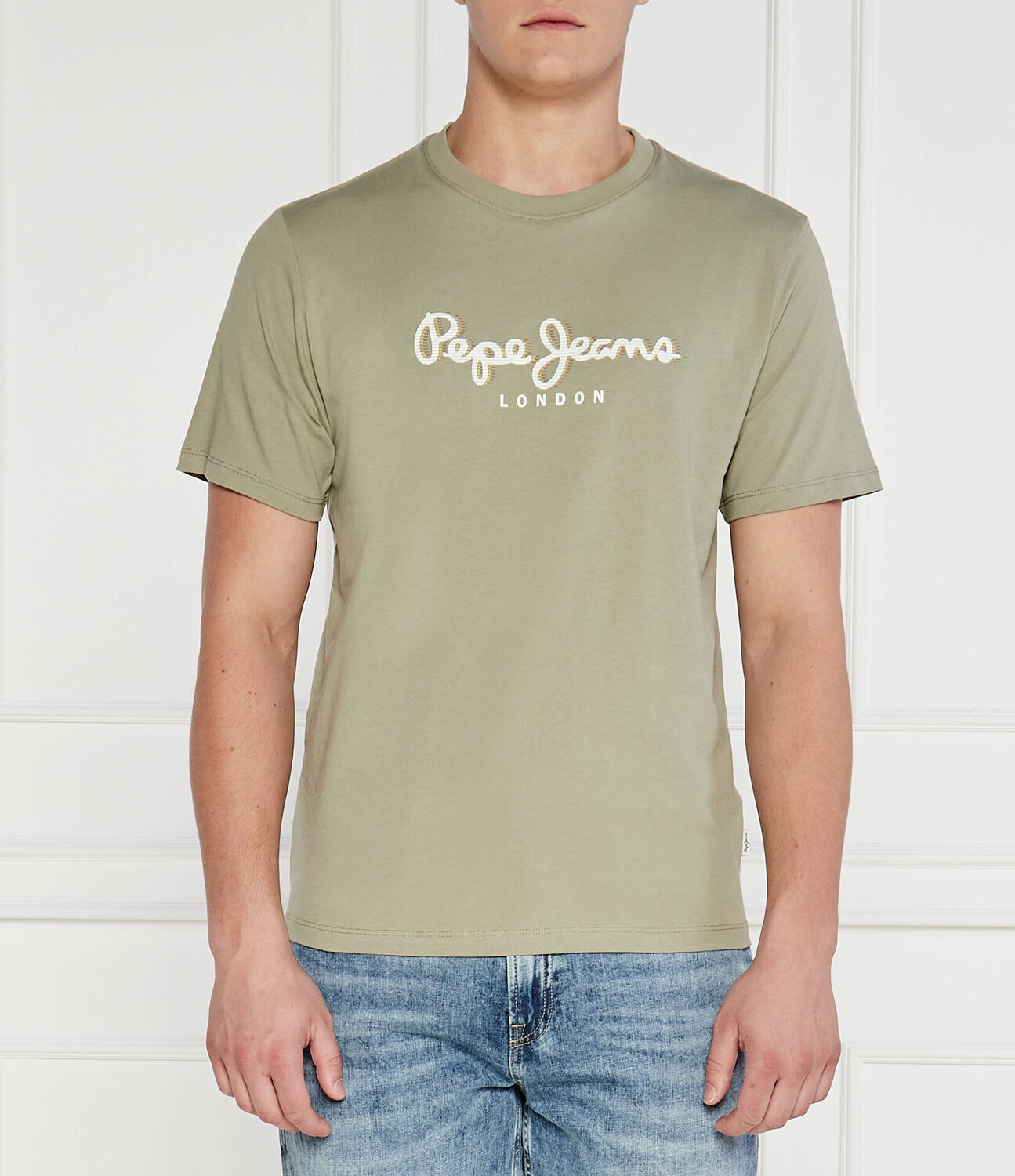

Футболка Pepe Jeans London Regular Fit, цвет cachi