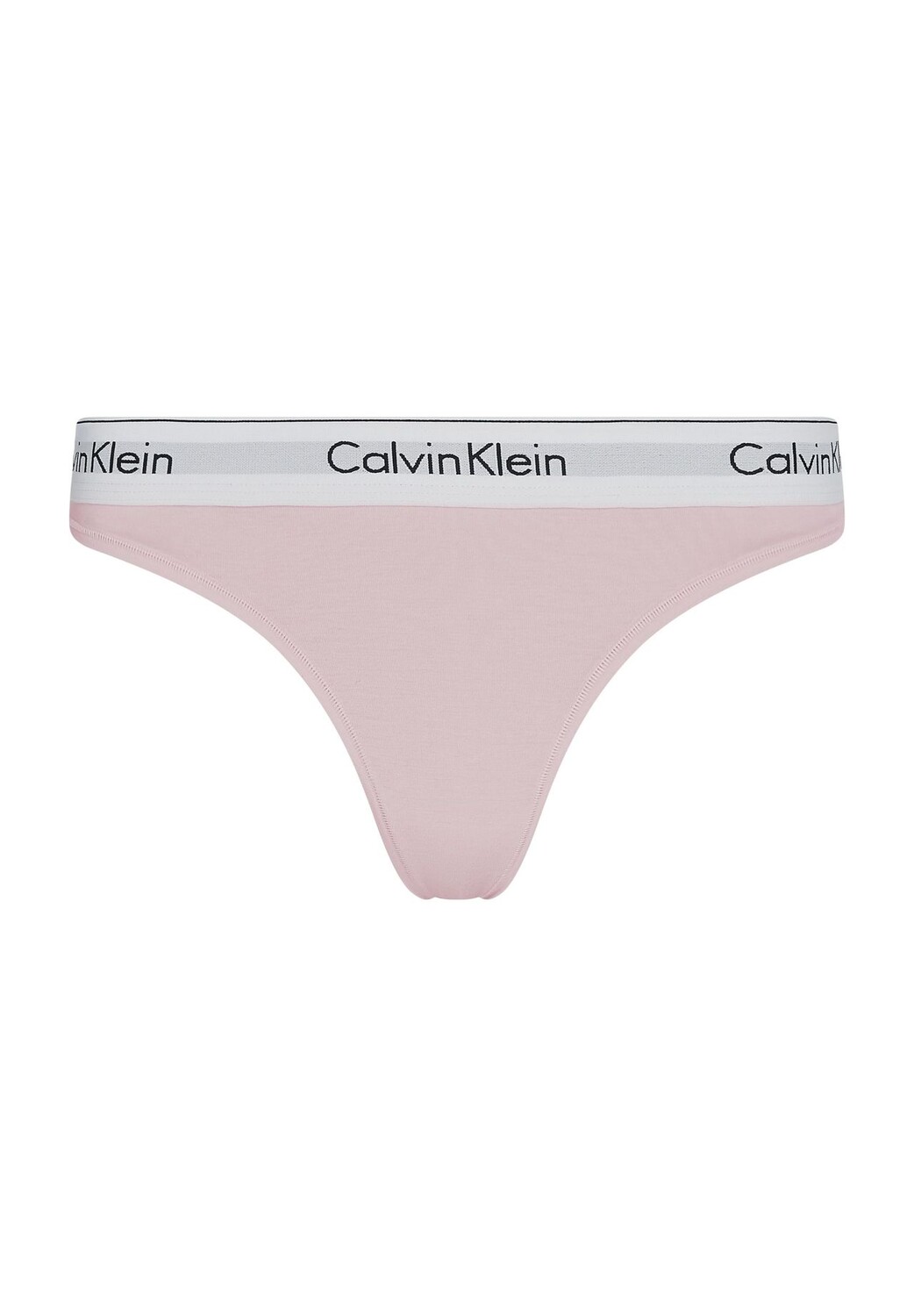 

Современные хлопковые стринги для женщин с логотипом на поясе Calvin Klein, розовый