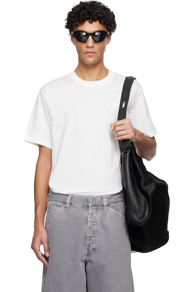 

Arc'Teryx Белая хлопковая футболка Kragg SL с коротким рукавом