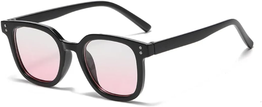 

Солнцезащитные очки с защитой от УФ-излучения UV400 | Градиентный конфетный цвет в стиле панк | Для женщин и мужчин | Для занятий спортом на открытом воздухе и вождения DSVIGF, Black-lightpink