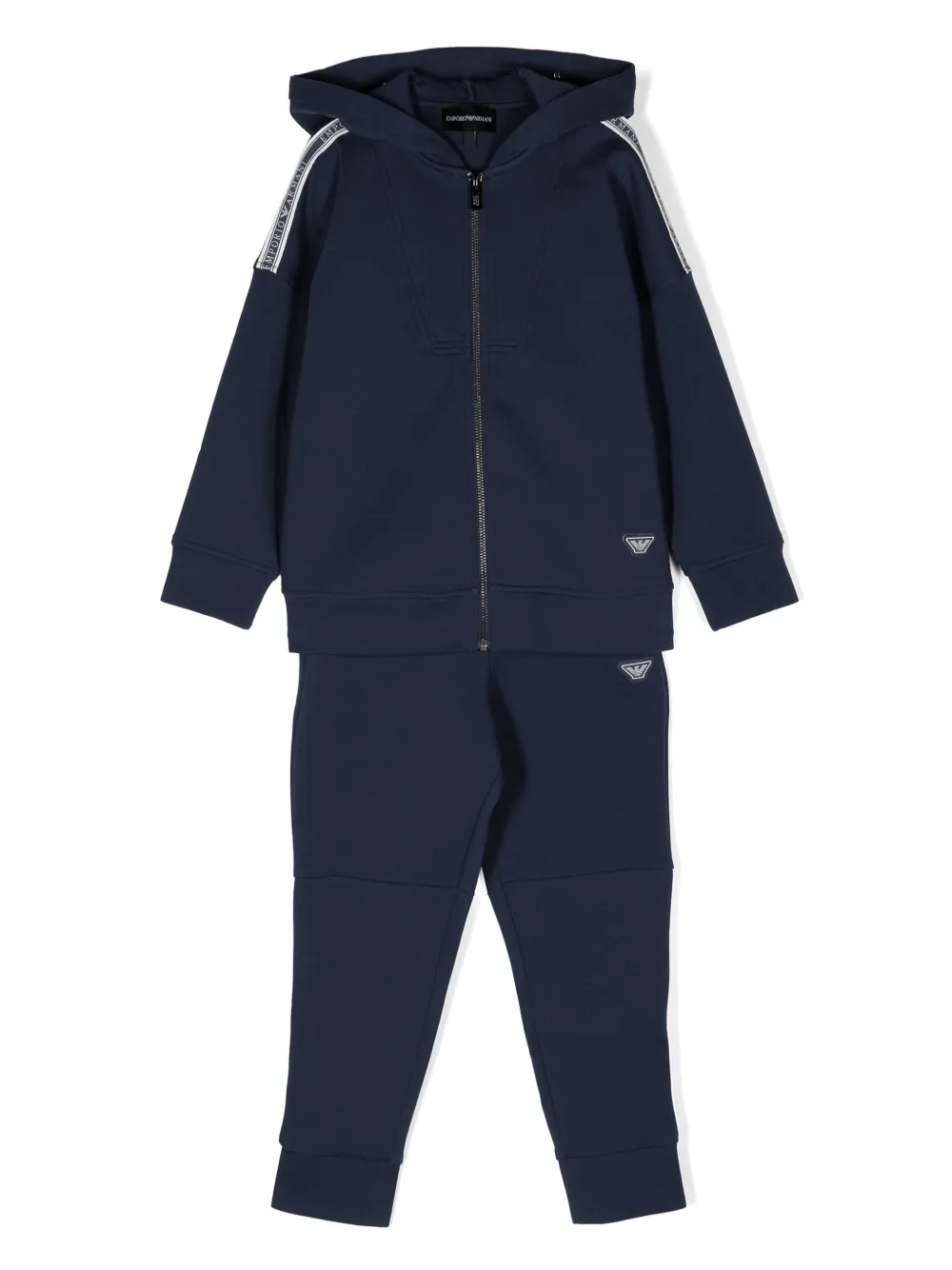 

Спортивный костюм с логотипом Emporio Armani Kids, синий
