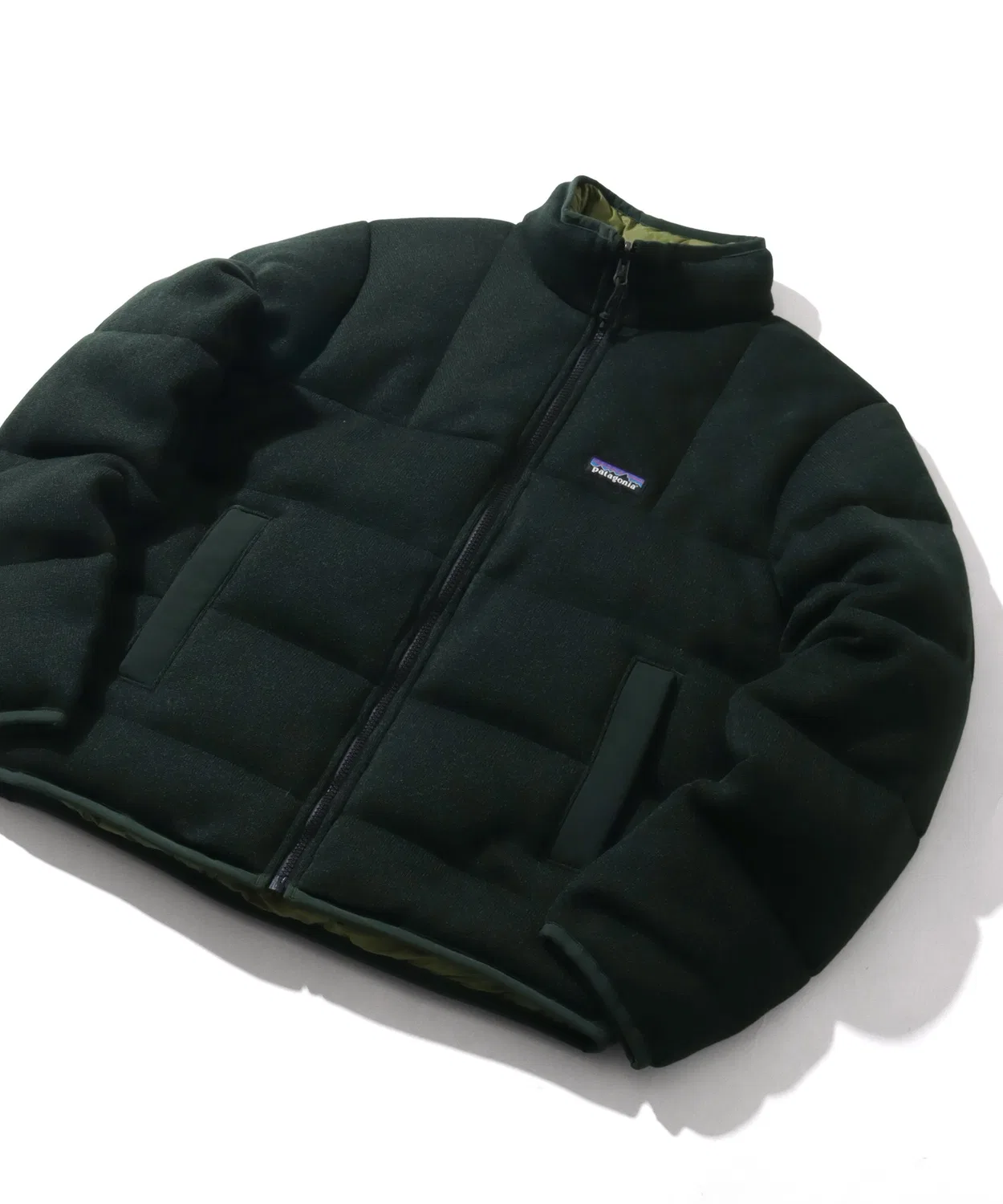 Куртка утеплённая реверсивная Patagonia Reversible Down Better Sweater, 700 fill, зелёная