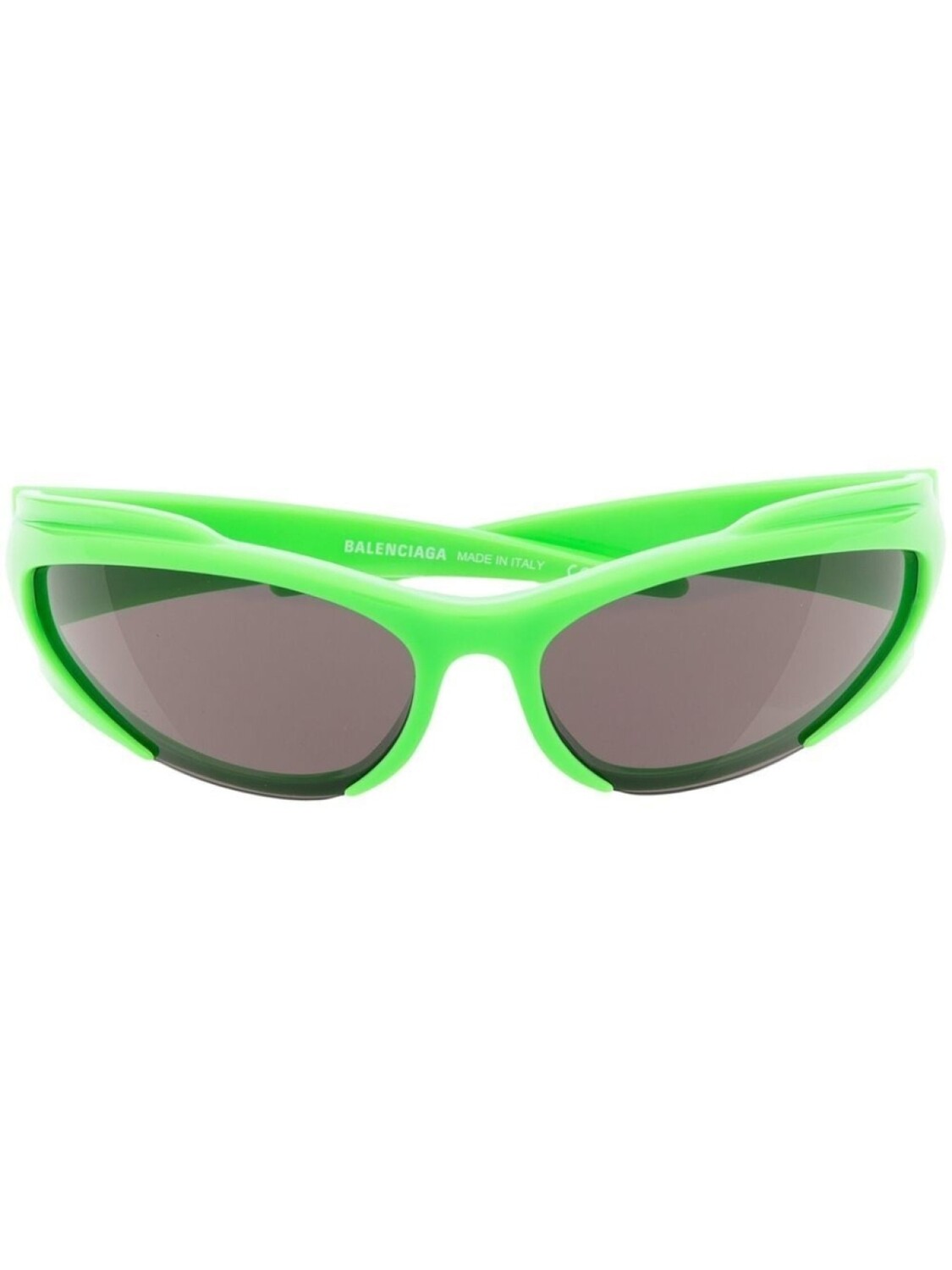 

Balenciaga Eyewear солнцезащитные очки в овальной оправе, зеленый