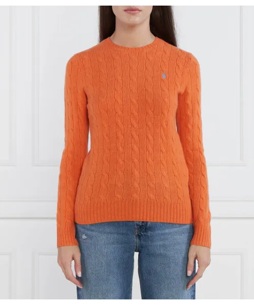 

Шерстяной свитер Джулианны Slim fit Polo Ralph Lauren, оранжевый