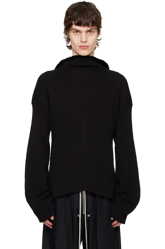 

Свитер-табард Hollywood Rick Owens, черный