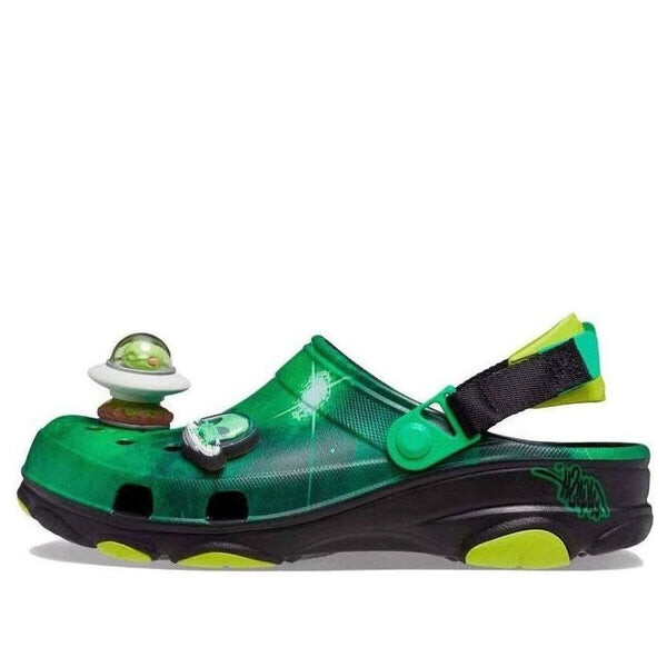 

Кроссовки x ron english all-terrain clog 'area 54 green galaxy' Crocs, черный