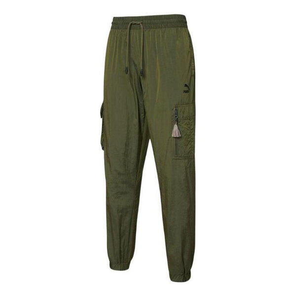 

Брюки paisley cargo pant 'olive green' Puma, зеленый