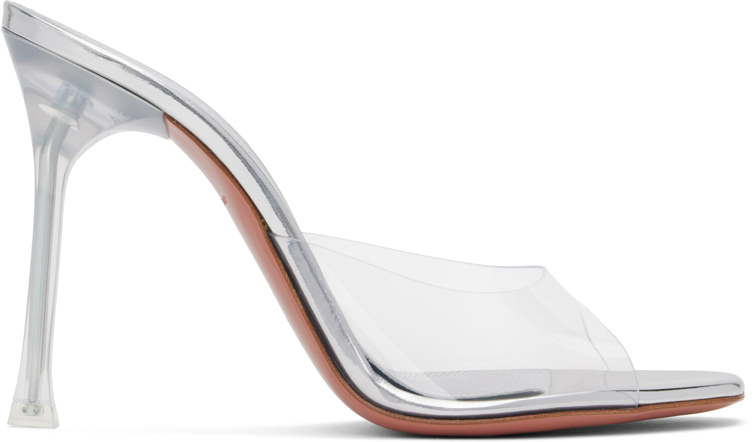 Сандалии на каблуке Alexa Glass Slipper 105 Amina Muaddi