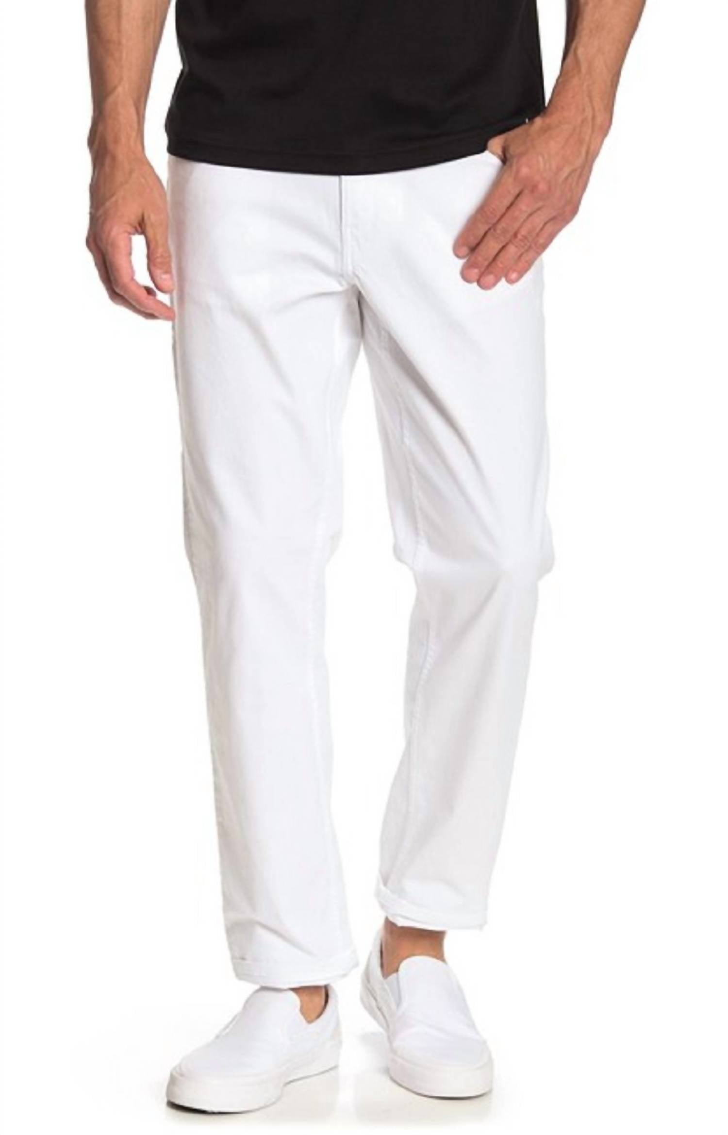 

Джинсы Grant Classic Fit из эластичного твила белого цвета Michael Kors