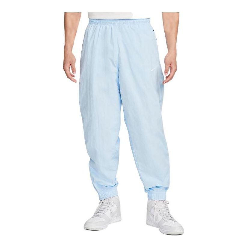 

Спортивные брюки Nike Solo Swoosh Woven Track Pant 'Light Blue' DQ6572-441, синий